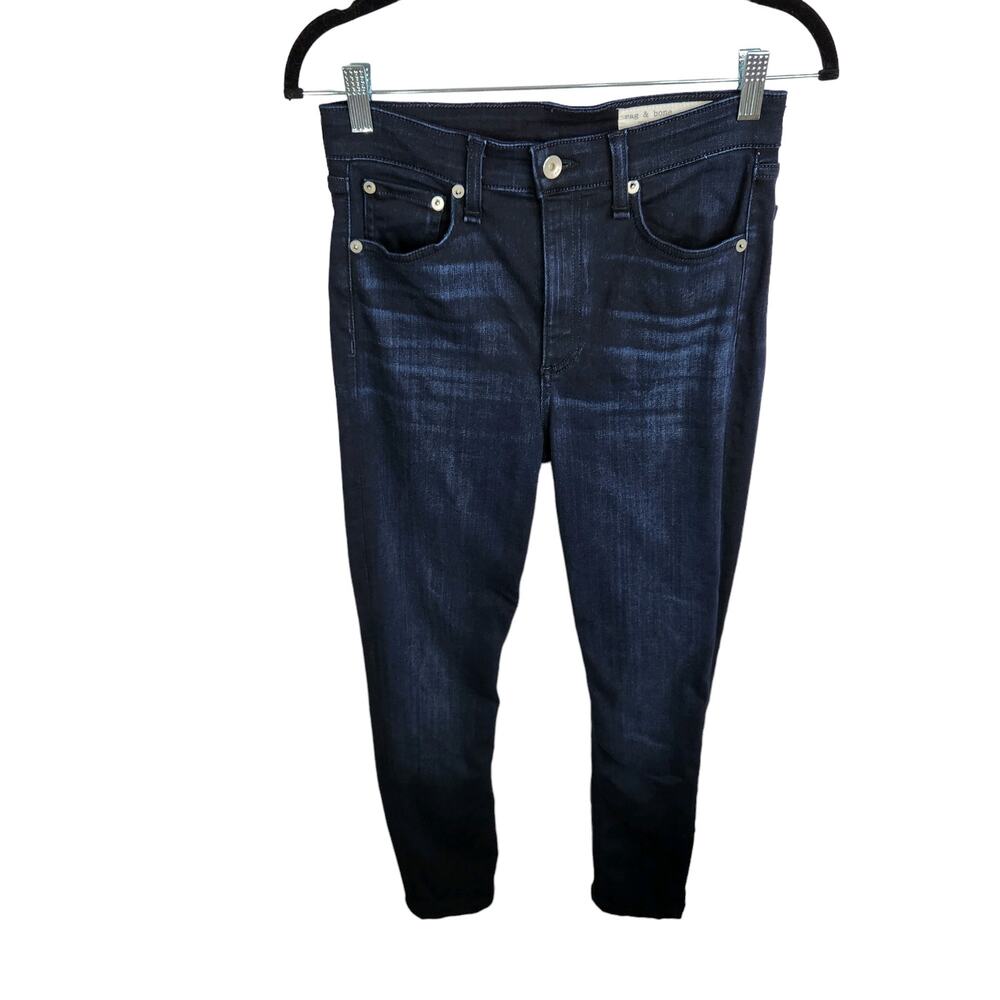 Rag & Bone Nina High‎ Rise Skinny Jean Women's Size 26 New Gate Hemmed